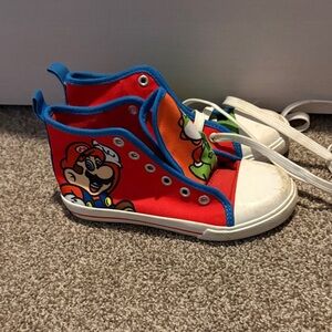 Kids Red Character High-Top Sneakers